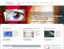 Tablet Screenshot of eyephys.com